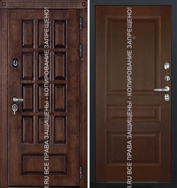 Дверь железная взломостойкая МДФ 3130 Дверь железная взломостойкая МДФ 3130